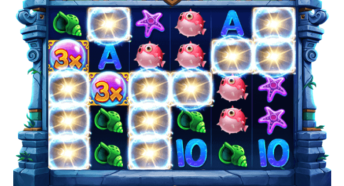 Patterns do not need to be connected to be eliminated