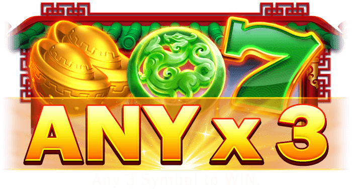 Win by matching any 3 symbols