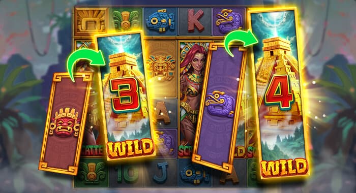 Clear the Gold-Framed Symbol to Turn It into a Wild!